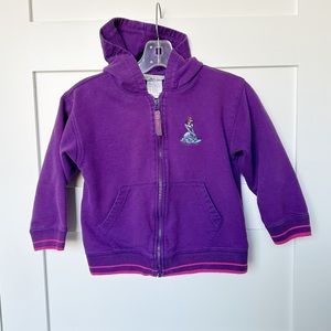 Vintage Walt Disney World Princess Zip Front Hoodie Jacket